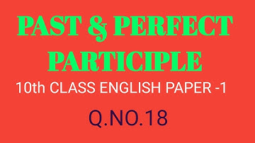 join the sentences with past and perfect participle in english grammar || DSC|| TGT|| PGT || TET||