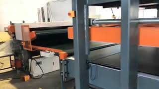 Semi auto mattress compression & Auto mattress roll packing machine (adjustable)