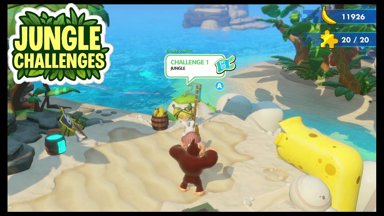 Jungle Challenges Walkthrough - Mario + Rabbids Donkey Kong Adventure DLC