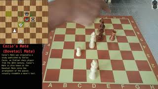 Full Cozio’s Mate (Dovetail Mate) | checkmate pattern #25 Update