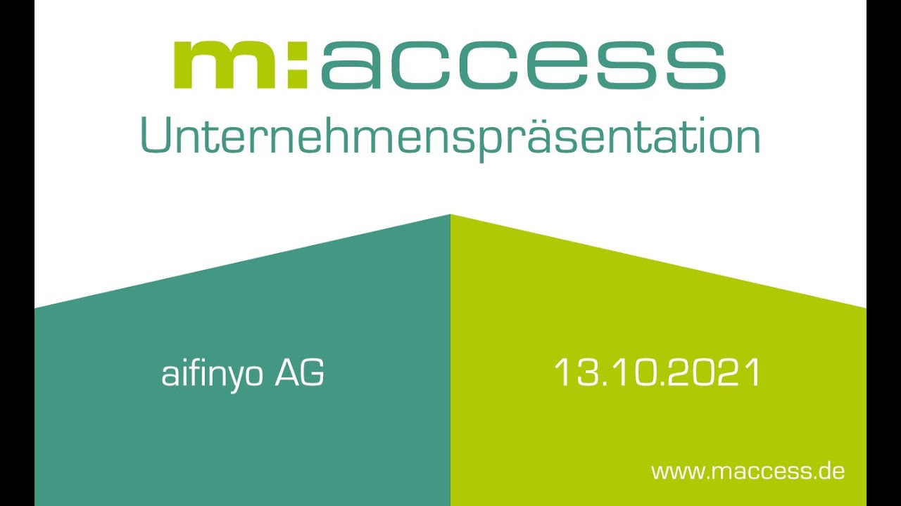 Stefan Kempf Presents aifinyo AG