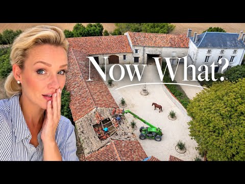 The Roof Collapsed… Now We Have To Rebuild It | My French Manor 😱