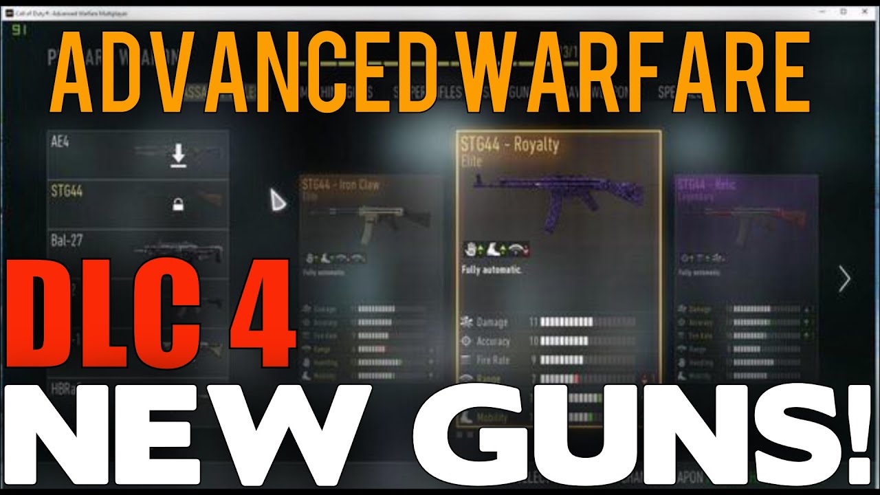 Advanced Warfare: NEW DLC 4 Maps + Guns Leaked! (AW DLC 4 Leaks)