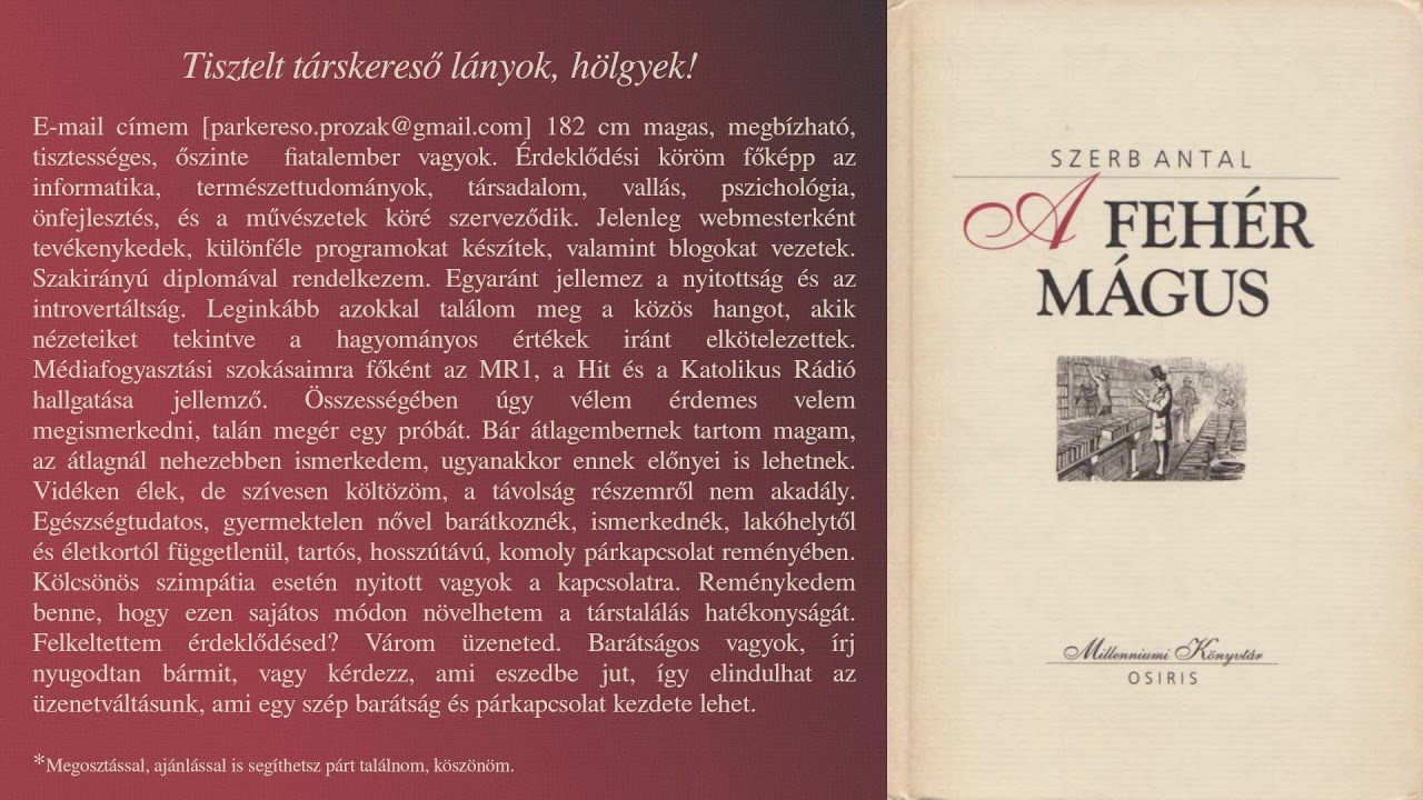 Szerb Antal - A zsarnok (hangoskönyv / novella)