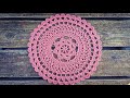How To Crochet Wild Rose Doily - Easy Pattern