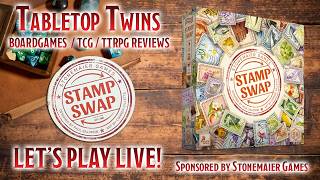 [TABLETOP TWINS] Stamp Swap  Stonemaier Games (Yuki & Yuna | Twin Vtubers)