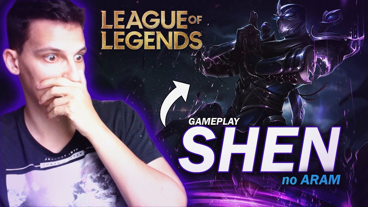 Uma GAMEPLAY de SHEN no ARAM - League of Legends