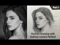 How to Draw Portrait with Andrew Loomis Method for Beginners | Day 80 | How to Draw Face