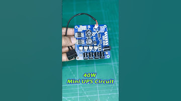 Mini UPS Circuit 40W For WIFI Router ONU #miniups #circuit #18650battery #diy #homemade #routerups
