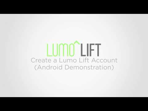 Tutorial: Create a Lumo Lift Account (Android)