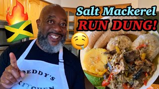 How to Cook Salt Mackerel RunDown! (Jamaican RUN DUNG)