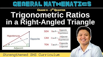 Trigonometric Ratios in a Right-Angled Triangle | SOH CAH TOA | Grade 11 General Mathematics | Q3 W1