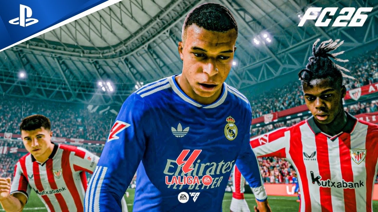 FC 26 — «Атлетик Бильбао» — «Реал Мадрид» с К. Мбаппе и Н. Уильямсом | Laliga 25/26 | PS5™