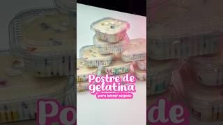 EMPRENDE con este POSTRE de GELATINA MOSAICO! 🤑🧁🤩 #gelatinamosaico #shortsviral #venderpostres