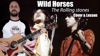 Wild Horses Easy Guitar Lesson and Cover