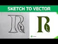 CorelDraw Tutorial: How to Vectorize a Logo Sketch