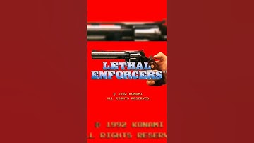LETHAL ENFORCERS #konami #retrogaming #arcade #retroart #mame #mame4droid0139u1