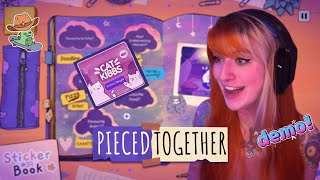 the power of friendship & ADORABLE STICKERS ♡ pieced together demo @GlowfrogGames 