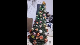 Como fazer árvore de Natal fácil e barato/How to make christmas tree/come fare l'albero Di natale