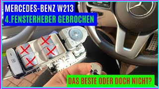 4. Fensterheber Knopf Gebrochen | Selbsthilfe Tutorial Diy Reparatur Mercedes-Benz W213 X253 W205