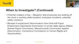 Conducting Workplace Investigations