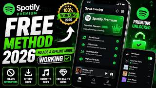 Spotify Premium FREE Method 2026 – No Ads & Offline Mode Working