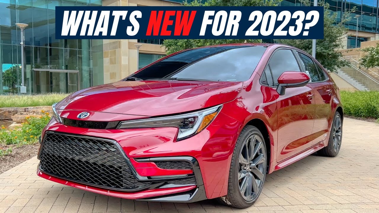 2023 Toyota Corolla Gets AWD, More Power, More Hybrid Trims