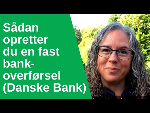 Video: Sådan Overføres En Fast Betaling