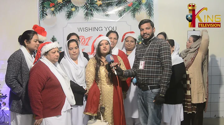 staff nurse Sister Naveen Christmas greeting Host ...
