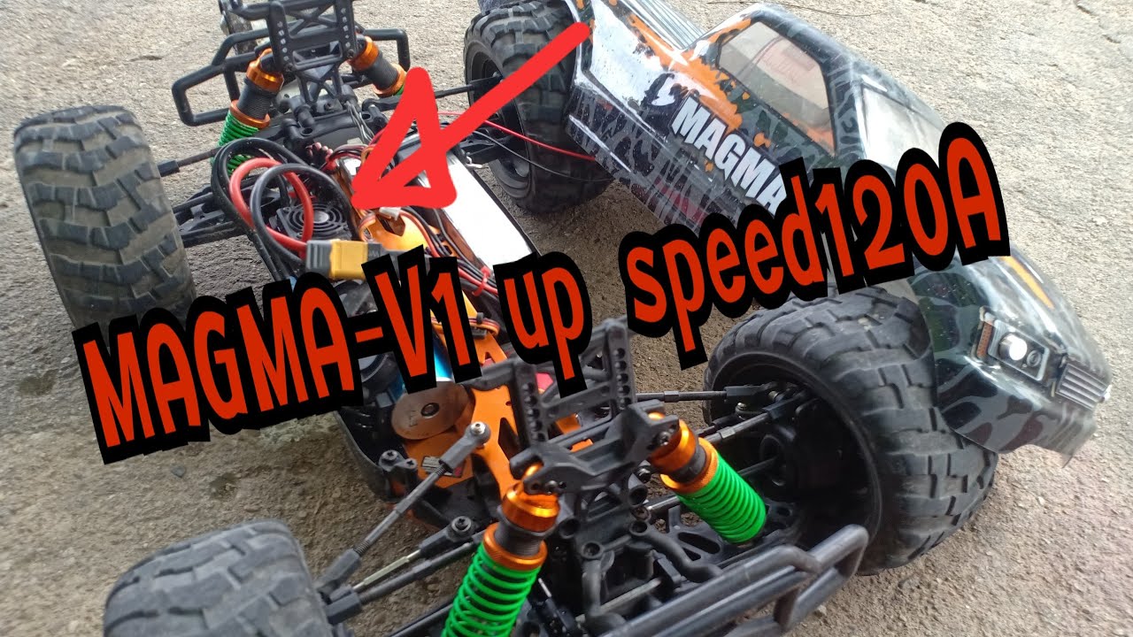 แม็กม่า v1up speed 120 แอมป์มอเตอร์ 3665-3150KV สเปอร์สกลางเดิมพีเนียน 19 ฟัน เล่นแบต 3 เซลล์