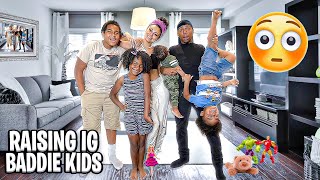 RAISING HIMYNAMESTEE'S KIDS FOR 24 HOURS *IM READY TO BE A DAD*