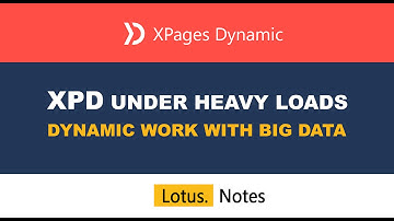 Why XPD and IBM Domino can work fast, even under heavy loads?