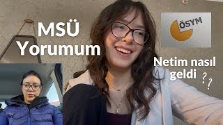 Msü Günü Vlog Ama Yine De Iyi Ilerledim🥹 Ü2025