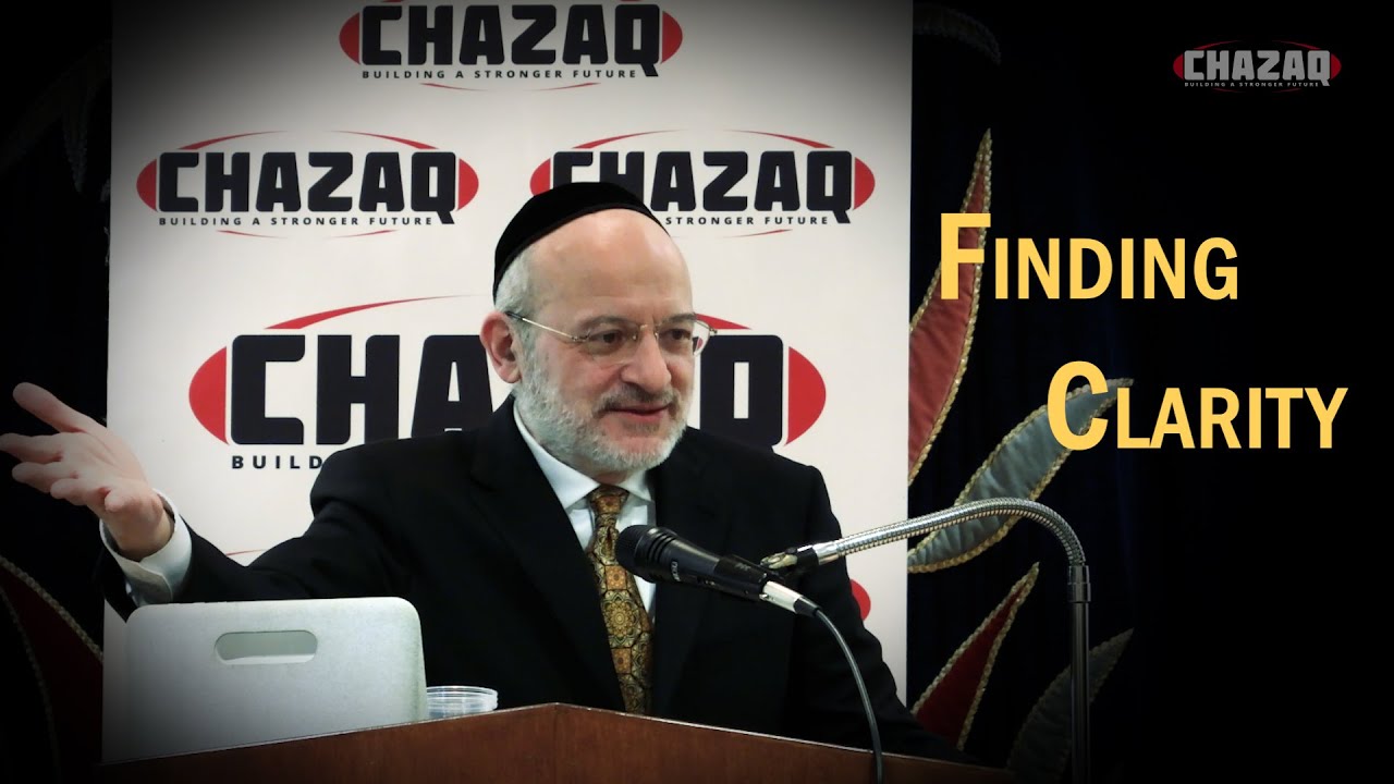 Rabbi Jonathan Rietti | Chanukah: Finding Clarity | CHAZAQ