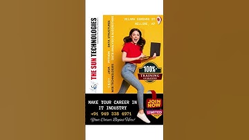 Embark on your journey into the world of IT with The Sun Technologies | Contact us at +91 9493384971