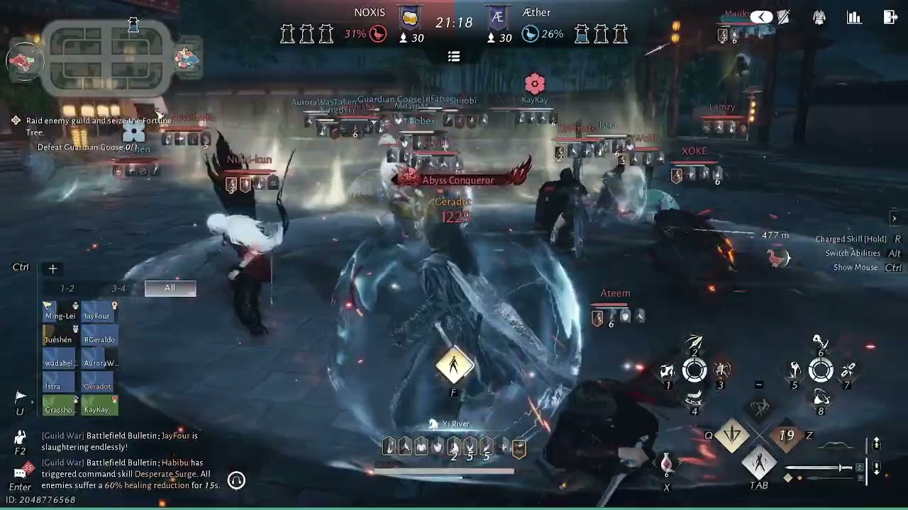 WWM GUILD WAR AETHER vs NOXIS