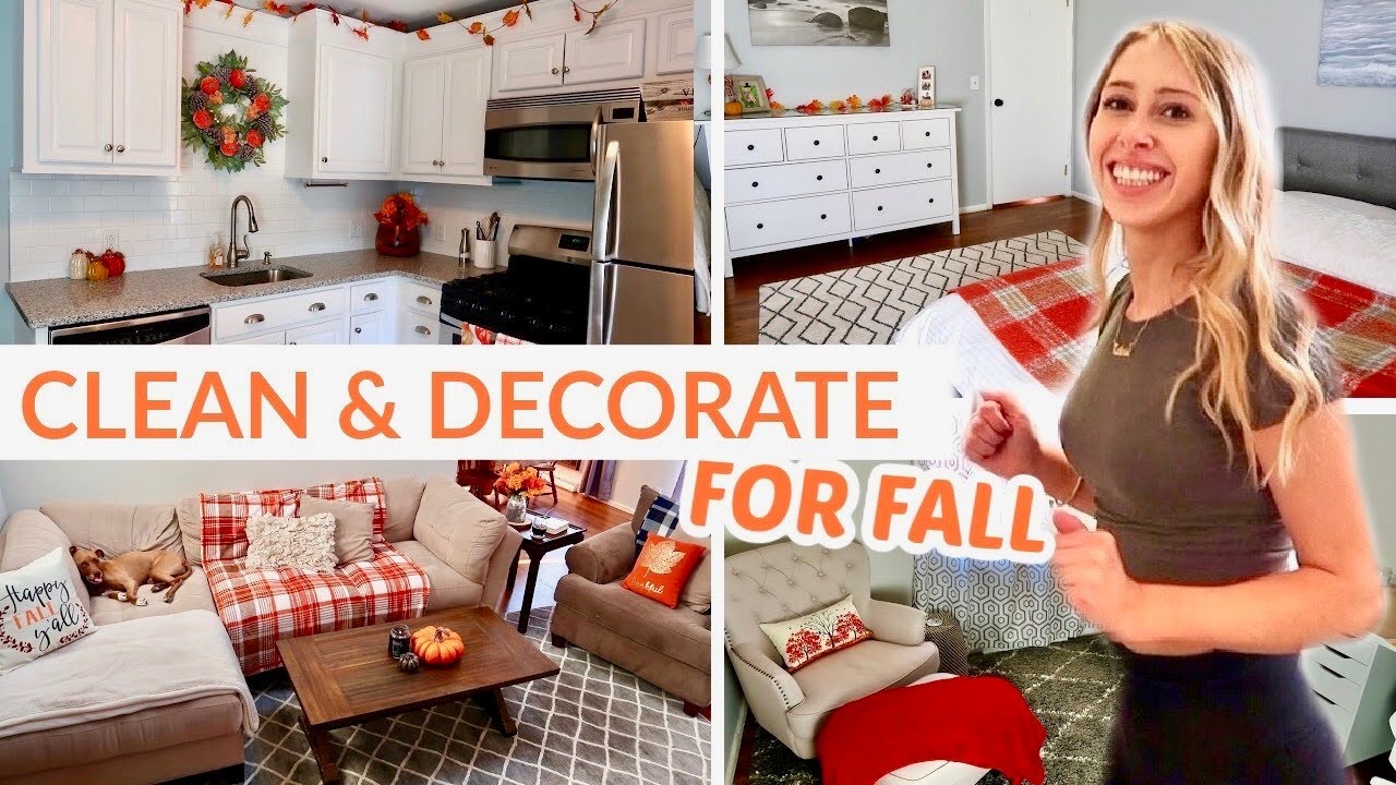 7 STEP FALL CLEAN & DECORATE WITH ME 2020 | CLEANING MOTIVATION   & Decorating for Fall on a Budget