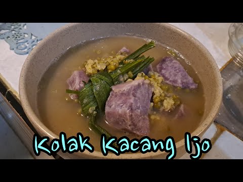 Resep Bubur Kacang Hijau Ubi Ungu