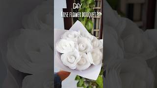 DIY Tissue Paper Rose Book 🌹 | Easy Paper Craft Idea | Handmade Gift