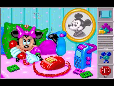 Mickey's Jigsaw Puzzles (MS-DOS) VGA Graphics and SoundBlaster