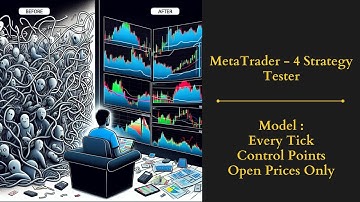 MetaTrader-4 Strategy Tester | Every Tick | Control Pionts | Open Prices Only | English Video