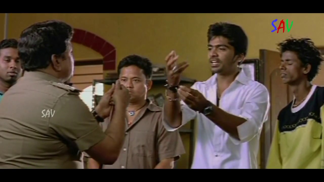 Police Arrested To Simbu Scene | Pokirodu Movie Scenes | Simbhu | Rakshitha | Ashish Vidyarthi