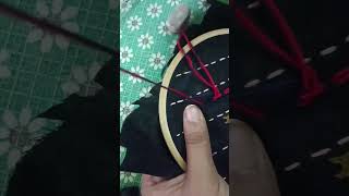 magic chainstitch#shortsfeed #embroidery #youtubeshorts