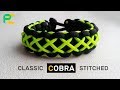 Paracord Bracelet - Cobra Stitched with Minicord