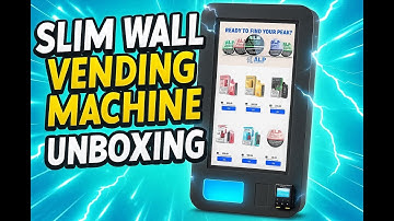Slim Wall Mounted Vending Machine: Unboxing & Setup (Vape and Nicotine Pouch)