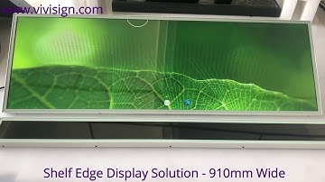 Shelf Edge Digital Signage Display Solution