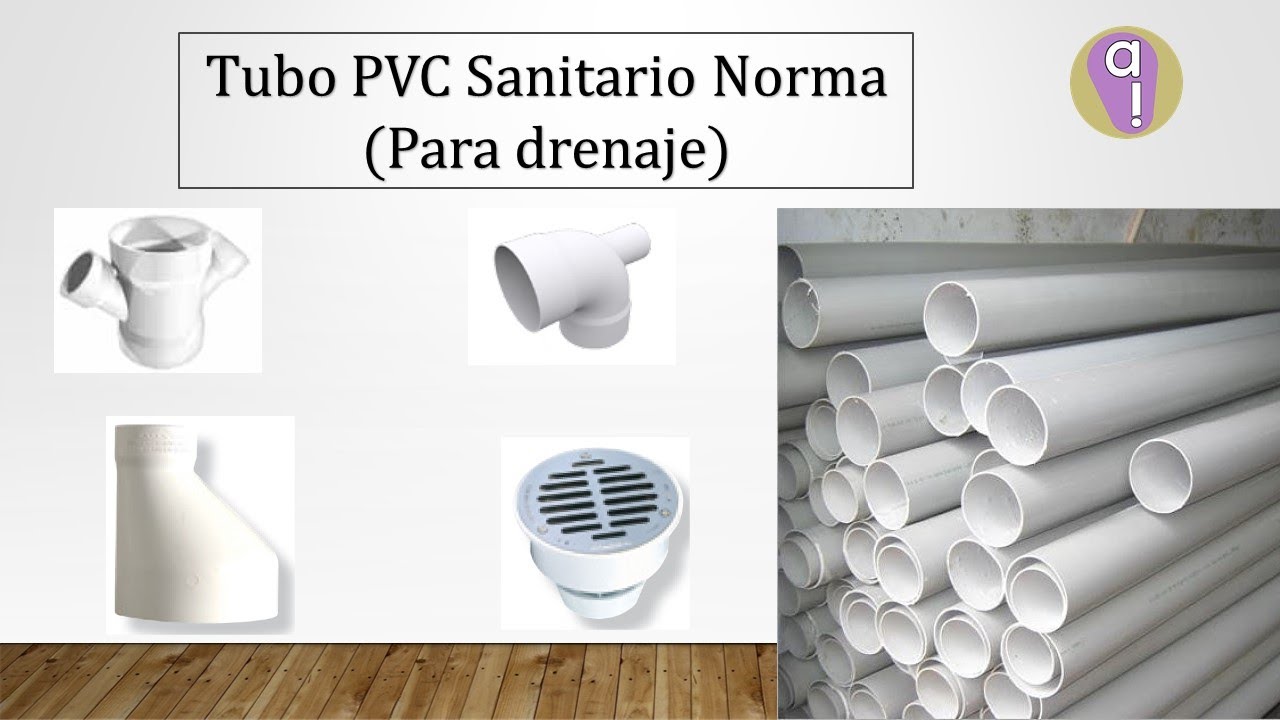 baño piel Descifrar Tubo y conexiones de PVC Sanitario Norma (para drenaje) - YouTube
