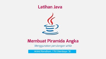 Membuat Piramida Angka menggunakan While