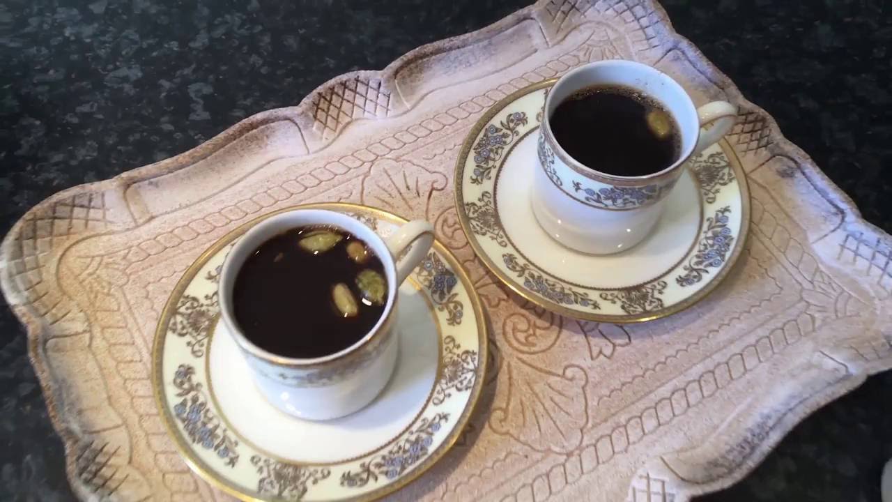 Ursprung libanesischer Mokka oder Arabischer-Türkisch Kaffee mit ...
