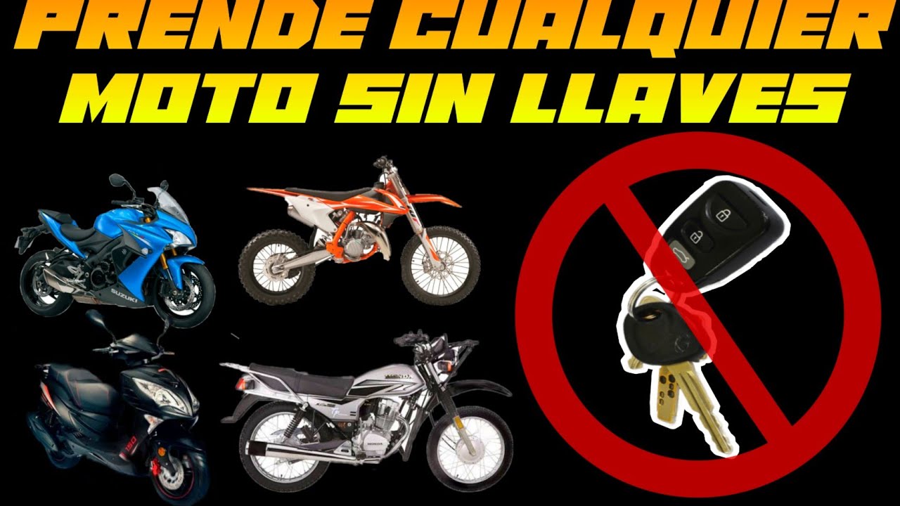 COMO PRENDER UNA MOTO SIN LLAVES  FCIL Y RAPIDO  BIEN EXPLICADO 